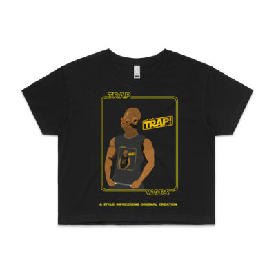 IT'S A TRAP - AS Colour CROP TEE - 4062 Thumbnail