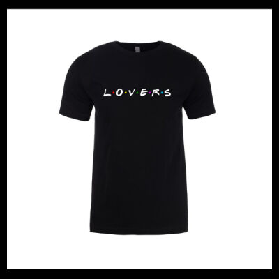 L.O.V.E.R.S - Mens Fitted Cotton Tee Thumbnail