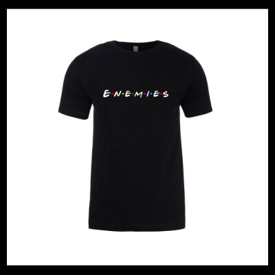 Enemies - Mens Fitted Cotton Tee Thumbnail