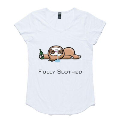 Fully Slothed - AS Colour Women's Mali Capped Sleeve Tee Thumbnail