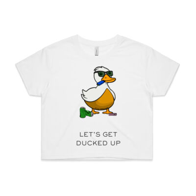 Let's get ducked up - AS Colour CROP TEE - 4062 Thumbnail