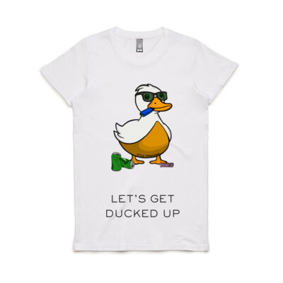 Let's get ducked up - Women's Maple Tee Thumbnail