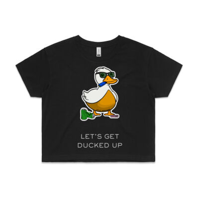 Let's get ducked up - AS Colour CROP TEE - 4062 Thumbnail