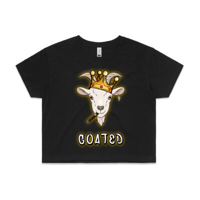 GOATED - AS Colour CROP TEE - 4062 Thumbnail
