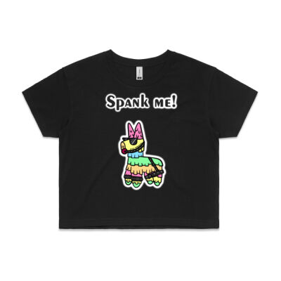 Spank me! - AS Colour CROP TEE - 4062 Thumbnail