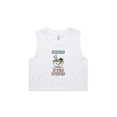 Noods over nudes - AS Colour Women's Crop Tank Thumbnail