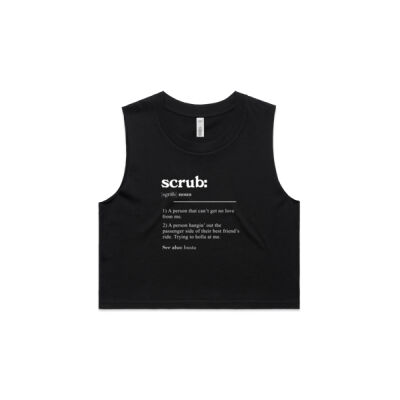 Scrub - AS Colour Women's Crop Tank Thumbnail