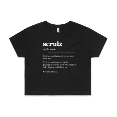 Scrub - AS Colour CROP TEE - 4062 Thumbnail